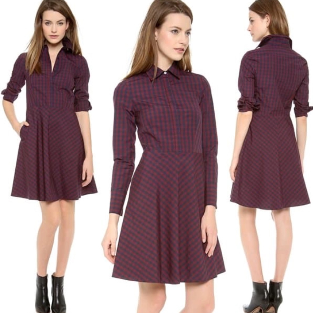 cynthia rowley gingham dress size 4